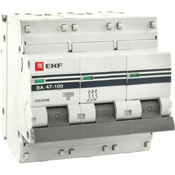 Автоматический выключатель EKF PROXIMA 3P 20А (D) 4,5kA ВА 47-63