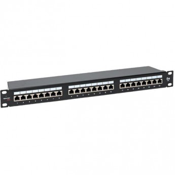 Патч-панель EKF 19дюйм кат.5e 1U полный экран STP 24 порта RJ-45 Dual IDC с органайзером TERACOM PRO Патч-панель EKF 19дюйм кат.5e 1U полный экран STP 24 порта RJ-45 Dual IDC с органайзером TERACOM PRO