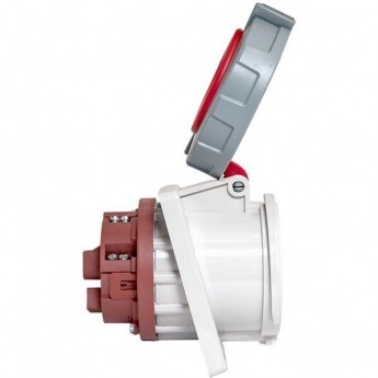 Стационарная внутренняя угловая розетка EKF 4352 3Р РЕ N 63А 380В IP67 PROxima